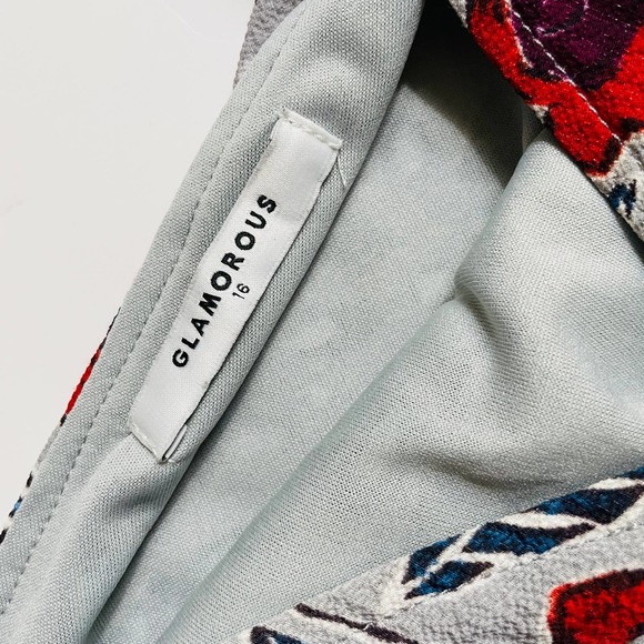 Glamorous Floral Button Up Tunic Dress 16 - Picture 2 of 7